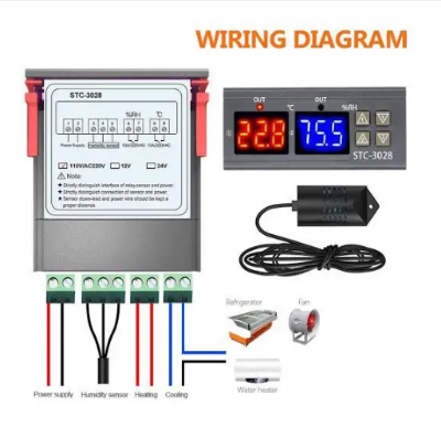 Picture of Stc-3028 digital temperature & humidity controller - 200 gm