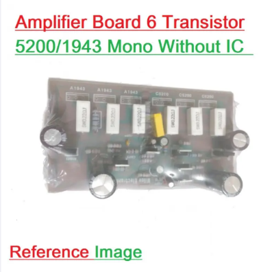 Picture of 6 Transistors Amplifier Circuit Board For 5200 & 1943 IC Mono Amplifiers Board 6 Transistor IC Not Included In This Board Home Entertainment & Amplifiers - Brown