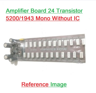 Picture of 24 Transistors Amplifier Circuit Board For 5200 & 1943 IC Mono Amplifiers Board 24 Transistor IC Not Included In This Board Home Entertainment & Amplifiers - Brown
