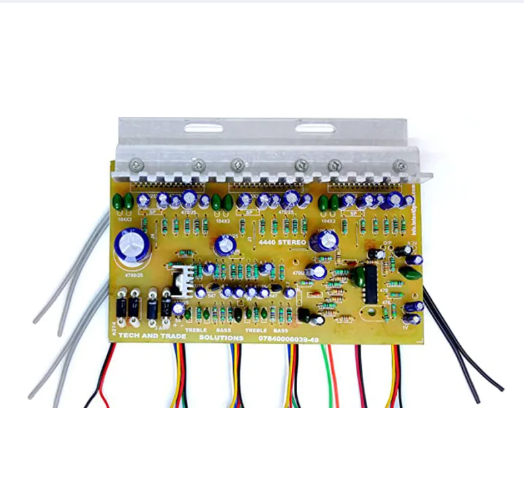 Picture of 4440 Triple IC Based DIY Home Theater 2.1 Audio Amplifier Circuit Board Bare Circuit KIT