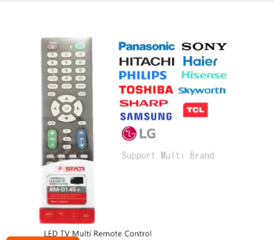 Picture of Master Remote Control Suitable For Most Common Brand CRT/LCD/LED - Black
