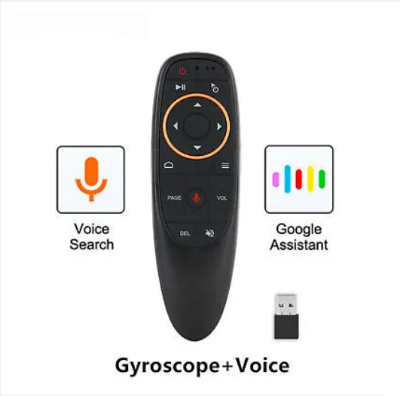 Picture of Voice Remote for Android TV Box, Smart TV, Air mouse G10S - Black