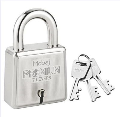 Picture of MOBAJ Premium 7 Lever 50-60-70mm padlock and Trend - Great to Have - Silver