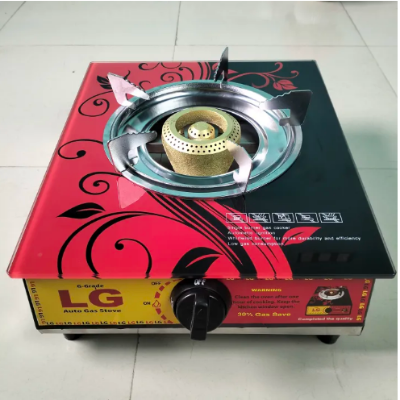 Picture of LG Single Stainless Steel Gas Stove (Red Black)