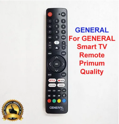 Picture of Remote Control for China General Flag Android Led Tv Remote. - Black