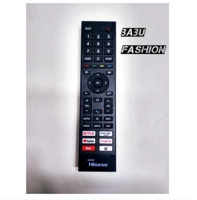 Picture of Tv Remote Control For Hisense 4K Android Led Tv Without Voice. - Black
