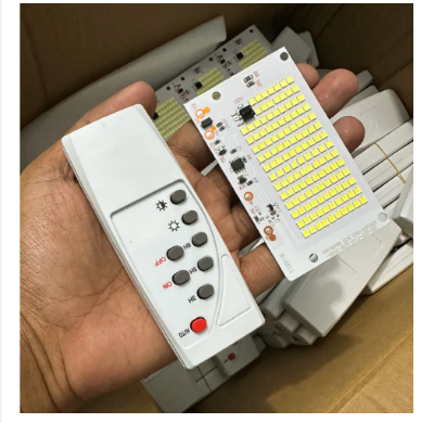 Picture of 3.7V 25W Led Light with Remote Control high quality Led Light Solar Light Control System - Black