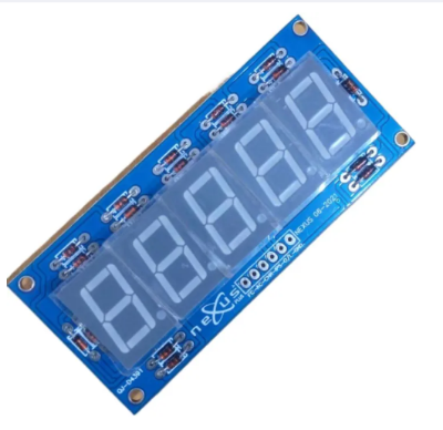 Picture of Chinese IPS Display 5 Digit 0.56 Inch 7 Segment Display For IPS Inverter Circuit Chinese Circuit IPS Digital Display Without Cables - Blue