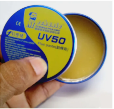Picture of MCN UV50 Halogen Free No Clean BGA Solder Paste For Soldering Purpose Uses - Multicolor