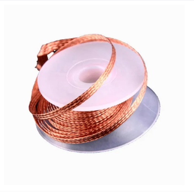 Picture of Solder Remover WICK Desoldering Braid Wick Width 2mm Length 0.75m Electronics BGA SMD Components Repair Desoldering Wick Braided Copper Remover - Multicolor