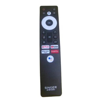 Picture of Singer Android Led Tv Remote Control with Voice Recommend - Black