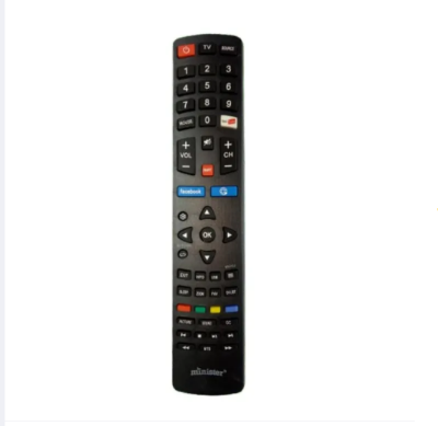 Picture of Tv Remote Control For Minister Smart Led Tv - Black