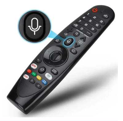 Picture of Universal Tv Remote Control For LG Smart Led Tv UHD QNED with Voice & Magic pointer Function - Black