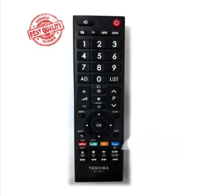 Picture of Toshiba All Led Support ,Compatible Remote Control High Quality.Smart Android Tv Remote Control,Master Remote - Netflix Subscription - Black
