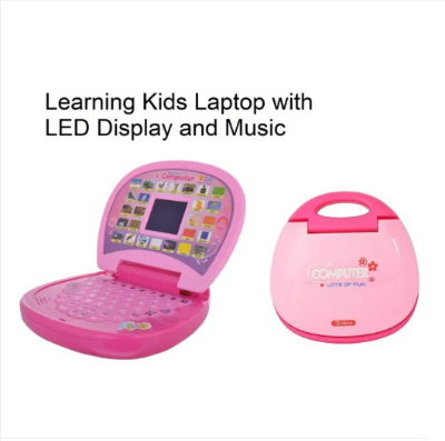 Picture of Educational Computer ABC and 123 Learning Kids Toy Laptop with LED Display and Music Educational Toy for Babies - Multicolor