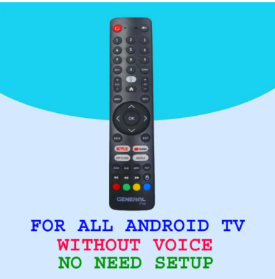 Picture of Remote Control For All Chinese Android TV General Flag Android Tv Remote Control without Voice - Black