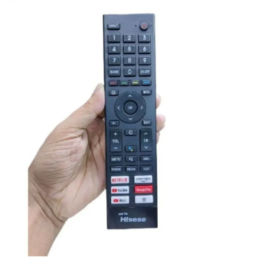 Picture of Tv Remote Control For Hisense 4K Android Led Tv Without Voice. - Black