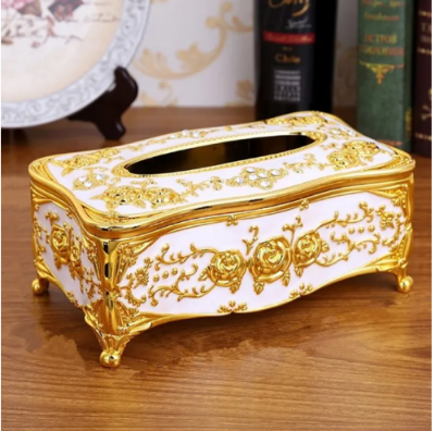 Picture of Elegant design Tissue Box Holder Covers Rectangular Napkin Holder Box For Table - Multicolor