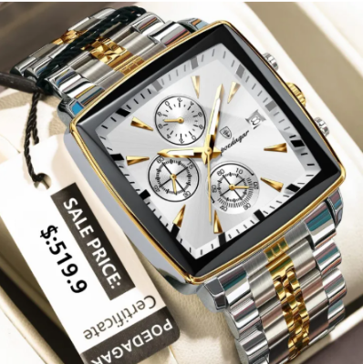 Picture of Poedagar 866 new Men's watch Chronograph active luxury fashion exclusive design mported wrist-watche for Men - Multicolor