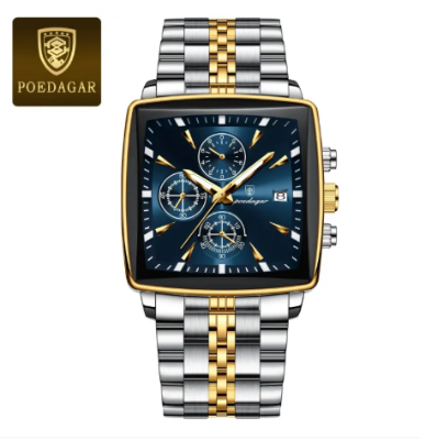 Picture of Poedagar 866 new Men's watch Chronograph active luxury fashion exclusive design mported wrist-watche for Men - Multicolor