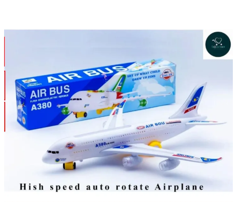 Picture of Battery Operated Big Size Airbus A380 Toy Plane For Kids