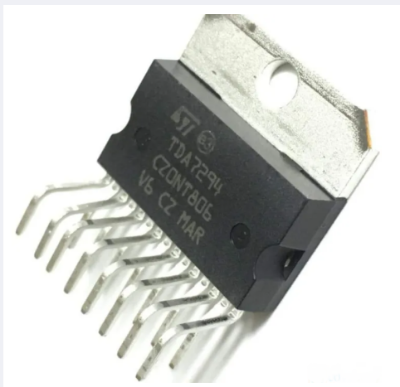 Picture of A Class TDA 7294 TDA7294 TDA7294S TDA7294SA IC 6V 12V 50V 10A 100W Dual Bridge Audio Amplifier Transistor TDA7294 2 Channel Stereo Audio Zip15 Audio Amplifiers Circuit Chip Package - Black