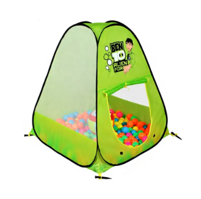 Picture of Ben 10 Tent House With 50 Ball - Green - Multicolor