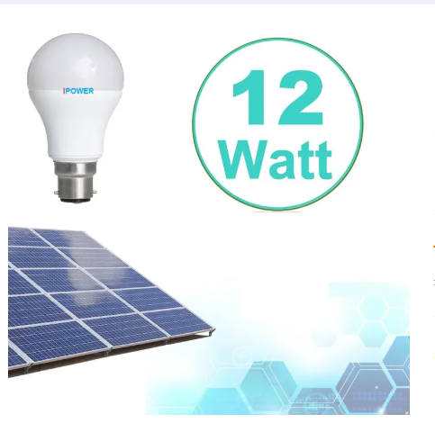 Picture of Solar LED 12Volt 12W LED Light /12V Dc solar light - White