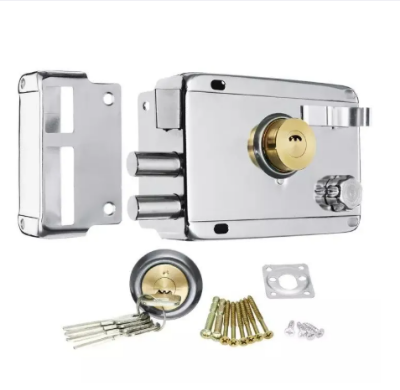 Picture of Rim/Auto Lock,with brass key-Hi-care - Silver