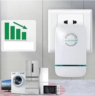 Picture of Energy Saving Device, Electricity Power Saving Box, Household Stable Voltage Device And High Efficiency US Plug 90-250V 30KW For Home Factory Office - White