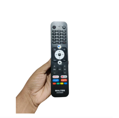 Picture of Tv Remote Control For Walton Android Led Tv Without Voice. - Black