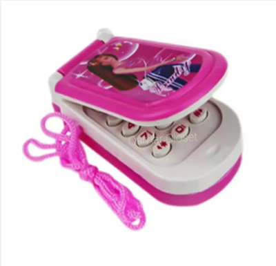 Picture of Baby Phone Light and Sound Folding Cell Mobile Toy - Baby Toys - Pink