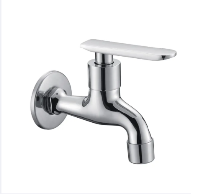Picture of USHA BIB Water Tap/ Water Faucet Lever System [Body : Metal, Lever: Plastic] - Silver