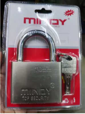 Picture of 70 mm Mindy lock top security padlock - Silver
