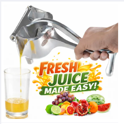 Picture of Juicer Heavy Duty Manual Hand Press Fruit Juicer Made From High Quality Aluminium Alloy And Steel Instant Juice Press Machine For Home And Commercial Use - Silver
