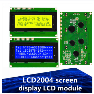 Picture of 2004 5V LCD Display LCD2004 2004 20×04 DC5V LCD Display Monitors Character Blue Backlight Screen LCD 2004 IIC I2C For Arduino LCD Display Electrical Circuitry & Parts - Green