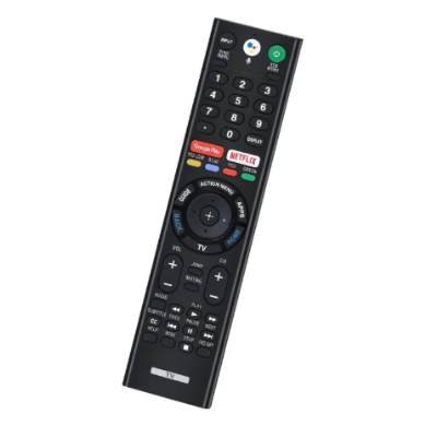 Picture of Sony Bluetooth Voice Search Mic Remote and Sony Smart Bravia Android TVs, Sony 4K UHD Crystal HDR TV - Black