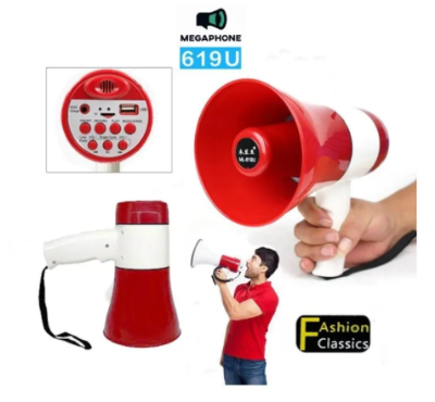 Picture of Hand Mike Handheld Lithium 619U Megaphon - Multicolor
