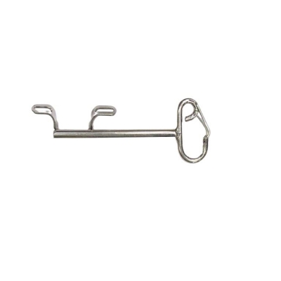 Picture of Motorcycle SS Bag Hook with Upper Cover for Yamaha FZS V2 Heavy Product with Pure Stainless Steel Materials