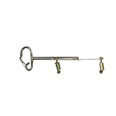 Picture of Motorcycle SS Spring Bag Hook for Apache RTR 4V Heavy Product with Pure Stainless Steel Materials