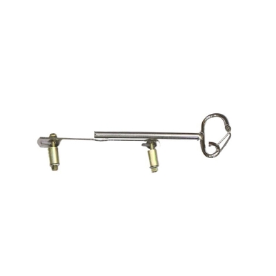 Picture of Motorcycle SS Spring Bag Hook for Apache RTR 4V Heavy Product with Pure Stainless Steel Materials