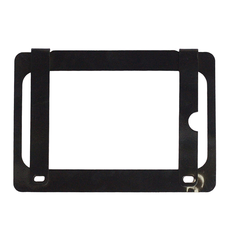 Picture of Yamaha  All bike Stainless Steel Number plate / License plate Frame or Holder With Laser Marking Bike Name color Family-Black