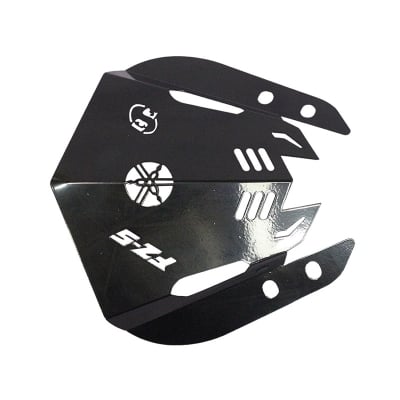 Picture of blackVisor Plate Yamaha FZ V2, V3 Black