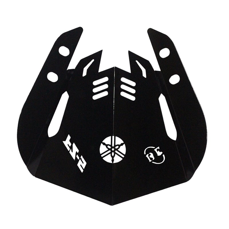 Picture of blackVisor Plate Yamaha FZ V2, V3 Black