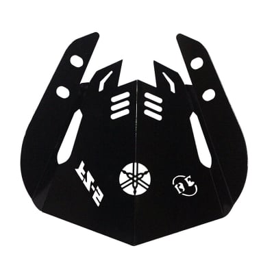 Picture of blackVisor Plate Yamaha FZ V2, V3 Black