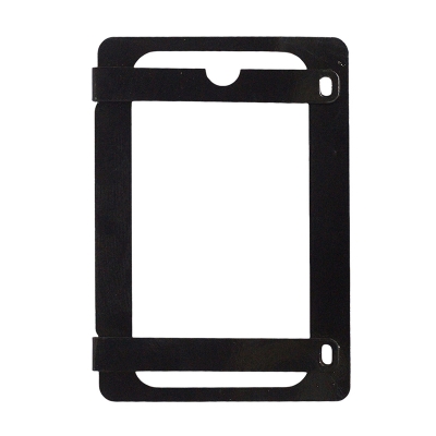 Picture of Yamaha   FZS V1, V2, V3  bike Stainless Steel Number plate / License plate Frame or Holder With Laser Marking Bike Name color Family-Black