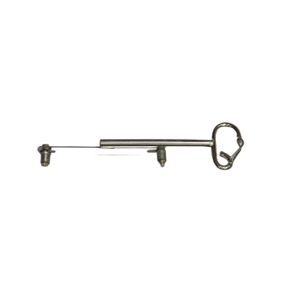 Picture of Motorcycle SS Spring Bag Hook for Pulsar N160 & N250 Heavy Product with Pure Stainless Steel Materials