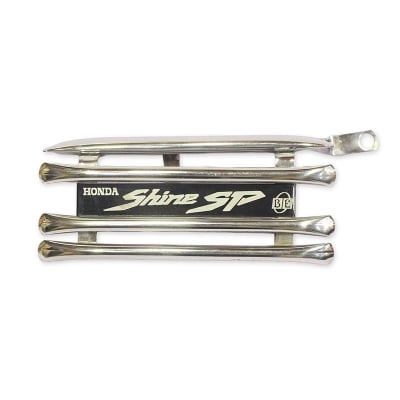 Picture of silencer cover or silencer protector Ms steel Box  Khacha Honda Shine  SP