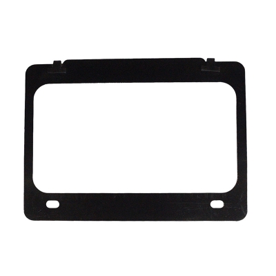 Picture of TVS  Metro bike Stainless Steel Number plate / License plate Frame or Holder With Laser Marking Bike Name color Family-Black