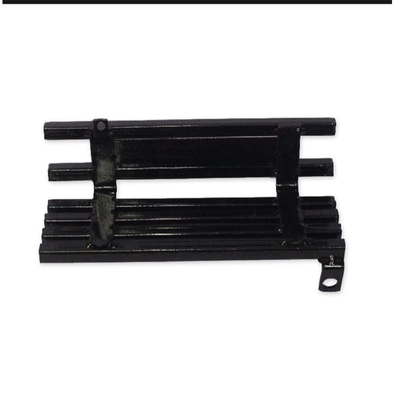 Picture of TVS Raider 125 Silencer Cover Silencer Guard Silencer  Protector Black Metal Box Khacha With Laser print Bike Name